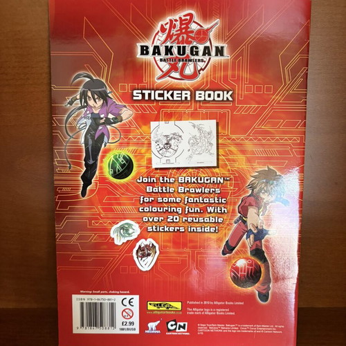 Bakugan Sticker Book