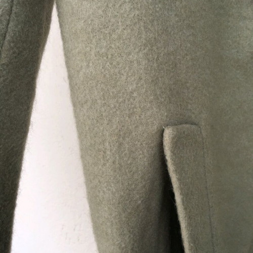 Wool coat Huiglia Cici like new, gray-green, size M