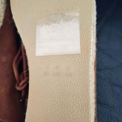 Primark brown sandals size 39 brand new