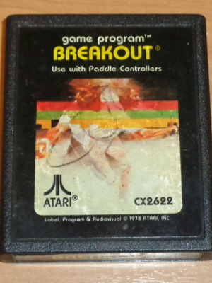 Breakout Cartridge for Atari 2600 used