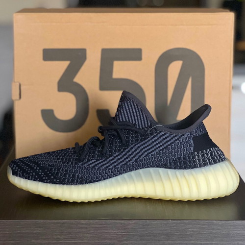 Adidas Yeezy Boost 350 V2 Carbon sneakers, size EU 45