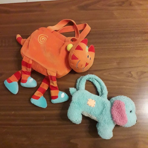 2 children's toy bags