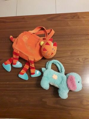 2 children's toy bags