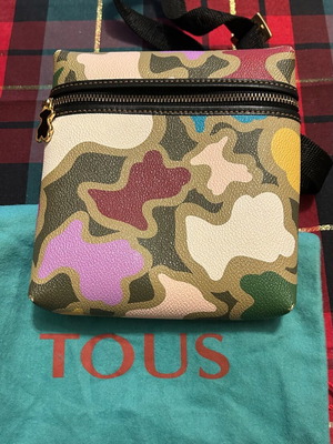 Tous crossbody bag multicolor new with zipper