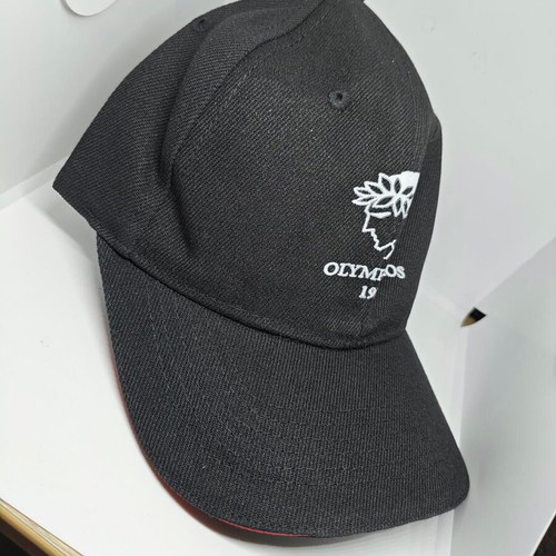 Olympiakos cap black with embroidered logo like new