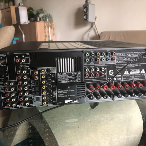 Denon AVR 2106 7.1 channel amplifier like new, 100 watt per channel
