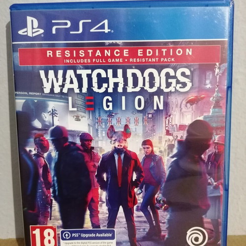 Watchdogs Legion Resistance Edition PS4 case used, no game