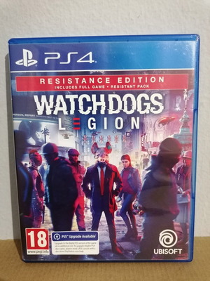 Watchdogs Legion Resistance Edition PS4 case used, no game