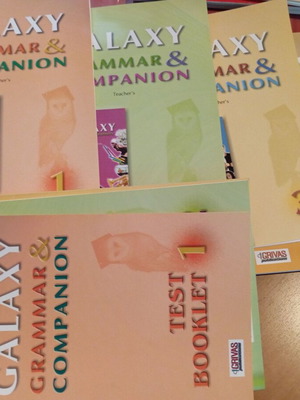 Galaxy Grammar and Companion set of 4 teacher's editions and 4 test booklets like new