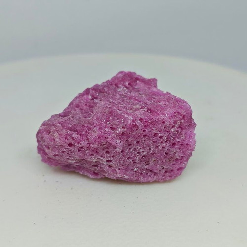 Natural Raw Rubinite in Porous Formation like new