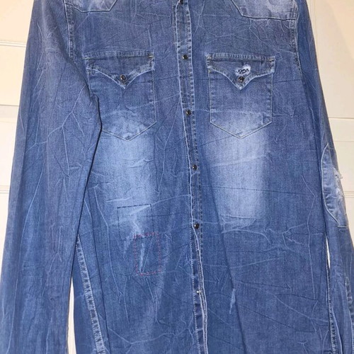 Enos denim shirt blue XL like new, slim fit