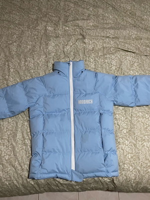 Hoodrich puffer jacket new blue and turquoise