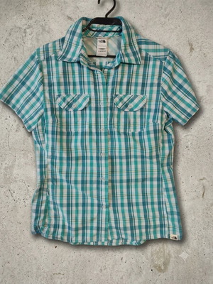 The North Face VaporWick women's hiking shirt size M like new, plaid