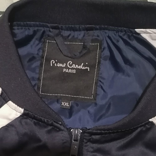 Pierre Cardin fall jacket like new, size XXL, white and blue