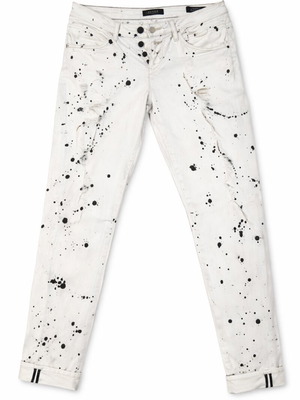 Guess Vanille Relaxed Low white jeans like new, size M