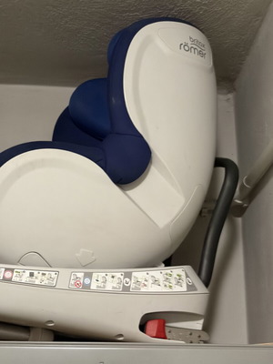 Britax Dualfix Car Seat 0-18 kg used, Moonlight Blue