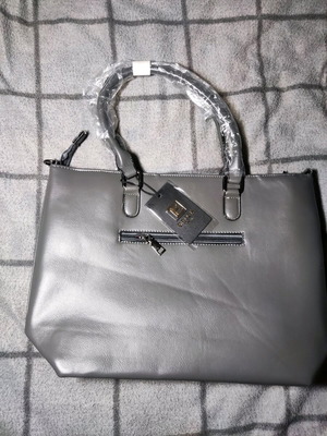 Erick Style women's handbag gray new with tags