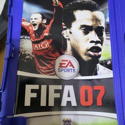 FIFA 07 for PlayStation 2 used with scratches
