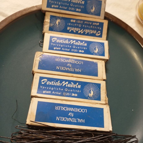 Vintage Hairpins pack of 6 boxes, like new, Germany made
