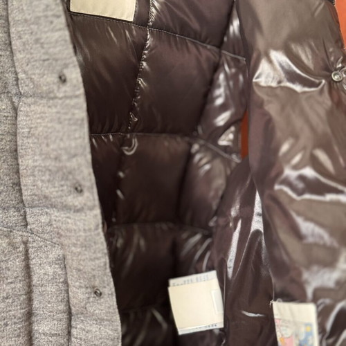 Moncler vest size L like new, grey