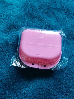 Case for Mouthguard Pink New