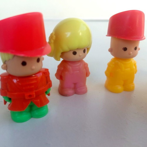 Pin Pon 1983 Lyra figurines like new, vintage toys