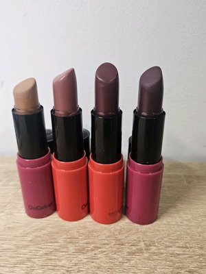 Oriflame lipstick set used, 4 pieces