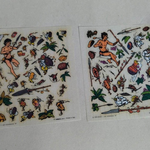 Greek stickers from the 70s, set of 7