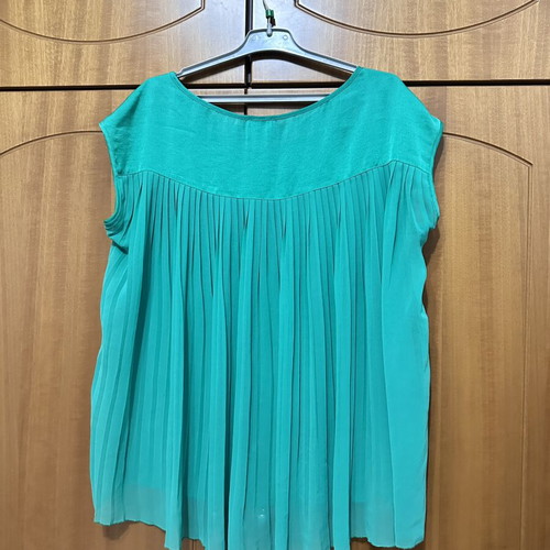 Sleeveless Top Access Fashion emerald green like new, S/M