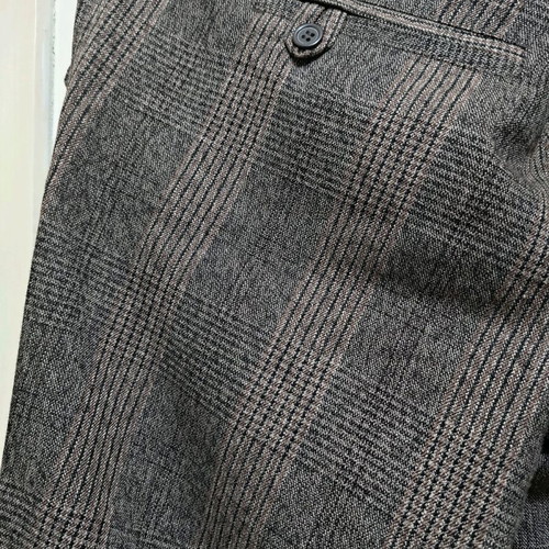 Bershka women's checked flared pants like new size 42