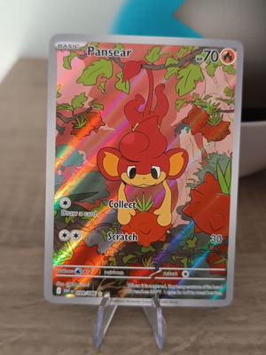 Pansear Illustration Rare White Flare Pokémon TCG card new