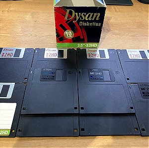 Δισκέτες TDK & DYSAN - 3.5" Floppy Disks (10 τμχ)