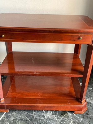 Merisier винтидж 90-те телевизионна маса употребявана, Vastiau Godeau