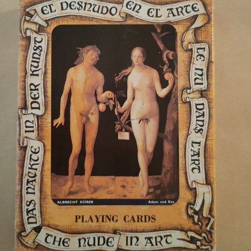 Playing Cards The Nude in Art Fournier like new