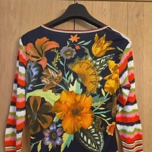 BAZAR by Christian Lacroix colourful floral cardigan