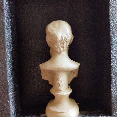 Socrates Philosopher Statue gypsum 15 cm height solid new
