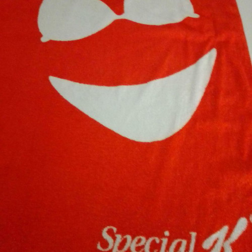 Kellogg's bath towel used promotional 1.27x70cm