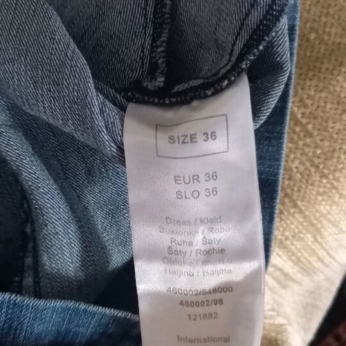 Denim vintage dress with buttons like new