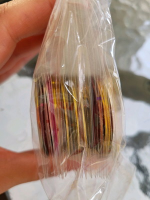 Decorative nail stickers new, pack of 28 pieces