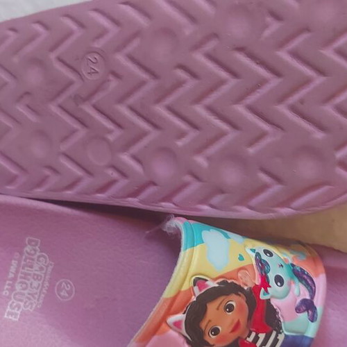 Gab3ys Dollhouse Girls' Sandals size 24 used, pink multicolor