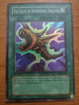 The Flute of Summoning Dragon SDK μεταχειρισμένη, Super Rare 1η έκδοση
