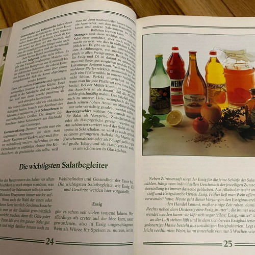 Salate cook book used, German language