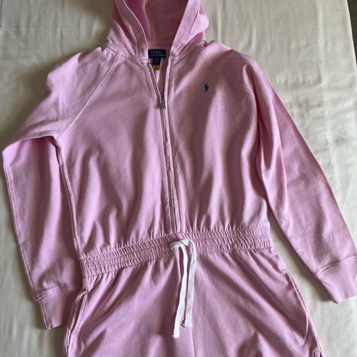 Polo Ralph Lauren girls' pink jumpsuit
