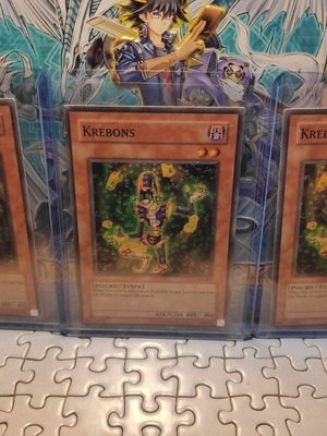 KREBONS TU01-EN003 cards used, set of 3