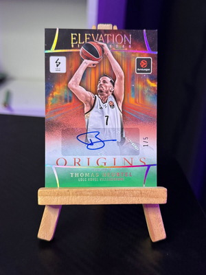 Panini Origins EuroLeague Thomas Huertel Elevation Signatures Auto 1/5 new