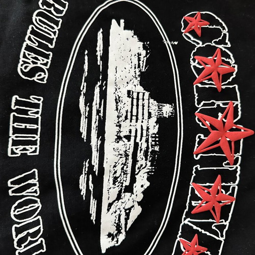 Corteiz Alcatraz tee size L, black