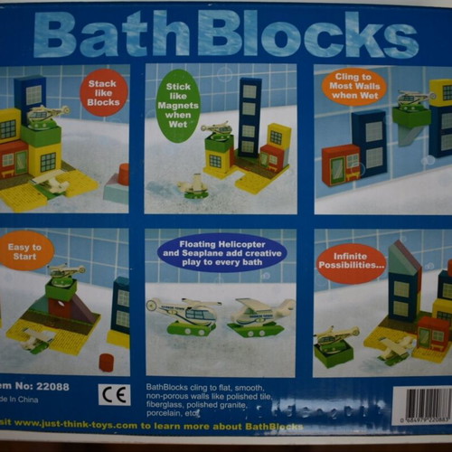 Bath Blocks new foam bath toy set