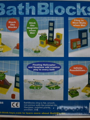 Bath Blocks new foam bath toy set