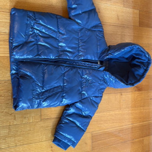 Benetton Baby jacket like new, 6-9 months, blue, 92 cm