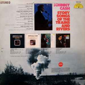 Johnny Cash Story Songs Of The Trains And Rivers vinyl record used, country